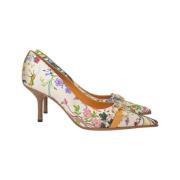 Pre-owned Satin heels Gucci Vintage , Beige , Dames