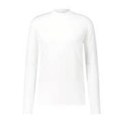 Katoenen Longsleeve, Veelzijdig en Comfortabel Kiefermann , White , He...