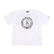 Brooklyn Nets Logo Tee White/Black New Era , White , Heren