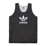 Reversible Mesh Basketball Tank Top Adidas , Black , Heren