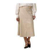 Vegani Imma Rok Creme Bruuns Bazaar , Beige , Dames