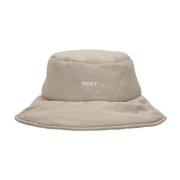 Geïsoleerde Zilvergrijze Bucket Hat Obey , Gray , Heren