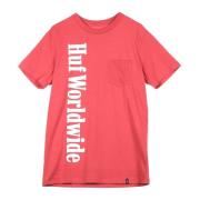 Rood Heren T-shirt HUF , Red , Heren