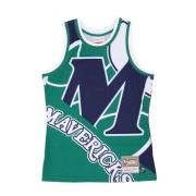 Dallas Mavericks Basketball Tank Top Mitchell & Ness , Blue , Heren