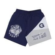 Georgetown Hoyas Vintage Logo Shorts Mitchell & Ness , Blue , Heren