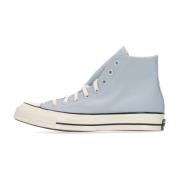 Blauwe Hi-Top Sneaker met Logo Patch Converse , Blue , Heren