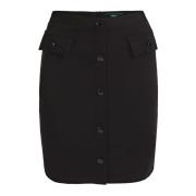 Elegante Vrouwelijke Minirok Guess , Black , Dames