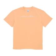 Autograph Heavy Jersey Boxy Tee Apricot Karl Kani , Orange , Heren