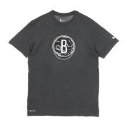 Brooklyn Nets Logo Tee Dry-Fit Nike , Gray , Heren