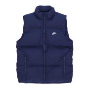 Puffer Vest Down Jacket Midnight Navy/White Nike , Blue , Heren