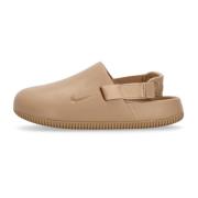 Calm Mule Hemp Sabot Gevormd Ontwerp Nike , Beige , Dames