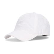 Velvet Curved Visor Corduroy Cap Nike , White , Heren