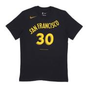 Stephen Curry NBA City Tee Nike , Black , Heren