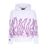 Witte Lichtgewicht Hoodie Snel Octopus , White , Heren