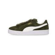 Suede Lage Schoen Donker Olijf/Wit Puma , Green , Heren