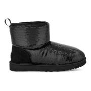 Klassieke Mini Spiegel Laarzen UGG , Black , Dames