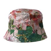 Multicolor Floral Jacquard Bucket Cap Dolce & Gabbana , Multicolor , H...