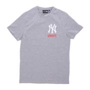 Yankees Logo Grafisch T-shirt New Era , Gray , Heren