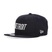 Detroit Tigers Platte Klep Pet New Era , Black , Unisex