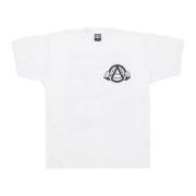 Klassieke Witte Tee met Silkscreen Print Obey , White , Heren