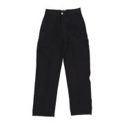 Zwarte Timmerman Broek met Dubbele Knie Obey , Black , Heren