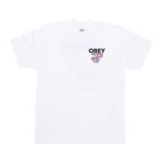 Bloementuin Klassieke Tee Heren T-shirt Obey , White , Heren