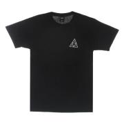 Zwarte Triple Triangle Tee Heren T-shirt HUF , Black , Heren