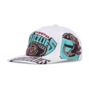 Grizzlies Platte Klep Pet Wit Mitchell & Ness , White , Heren