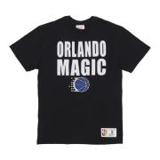 Orlando Magic NBA Tee Shirt Mitchell & Ness , Black , Heren