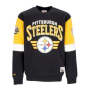 Pittsburgh Steelers Crewneck Sweatshirt Mitchell & Ness , Black , Here...