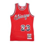 Michael Jordan Basketball Tank Top Mitchell & Ness , Red , Heren