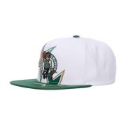 Boston Celtics Snapback Pet Mitchell & Ness , White , Heren