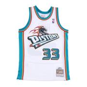 Grant Hill Swingman Jersey Detroit Pistons Mitchell & Ness , White , H...