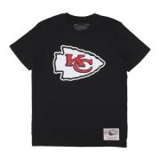 Kansas City Chiefs Logo Tee Zwart Mitchell & Ness , Black , Heren