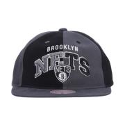 Brooklyn Nets Pinwheel Pet Grijs/Zwart Mitchell & Ness , Black , Heren