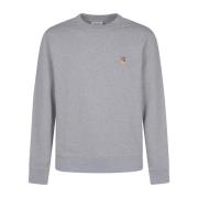 Vossenkop Patch Sweater Maison Kitsuné , Gray , Heren