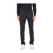 Slim Fit Navy Chino Broek Mason's , Blue , Heren