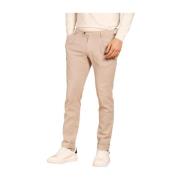 Genova Style Chino Broek van Stretchkatoen Mason's , Beige , Heren