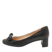 Pre-owned Leather heels Prada Vintage , Black , Dames