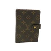 Pre-owned Canvas home-office Louis Vuitton Vintage , Brown , Dames