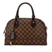 Pre-owned Fabric handbags Louis Vuitton Vintage , Brown , Dames