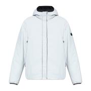 Jas Polset Moncler , Gray , Heren