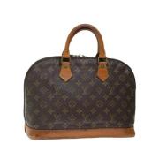 Pre-owned Canvas handbags Louis Vuitton Vintage , Brown , Dames