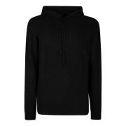 Zwarte Sweaters voor Mannen Roberto Collina , Black , Heren