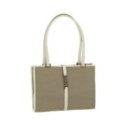 Pre-owned Cotton gucci-bags Gucci Vintage , Beige , Dames