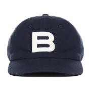 Zwarte Baseballpet Logo Voorzijde Italië Bally , Black , Heren