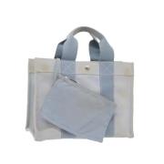 Pre-owned Cotton totes Hermès Vintage , Blue , Dames