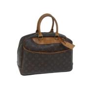 Pre-owned Canvas handbags Louis Vuitton Vintage , Brown , Dames