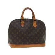 Pre-owned Canvas louis-vuitton-bags Louis Vuitton Vintage , Brown , Da...