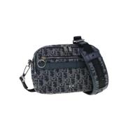 Pre-owned Canvas dior-bags Dior Vintage , Blue , Dames